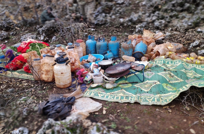 Mardin'de 2 terör sığınağı imha edildi